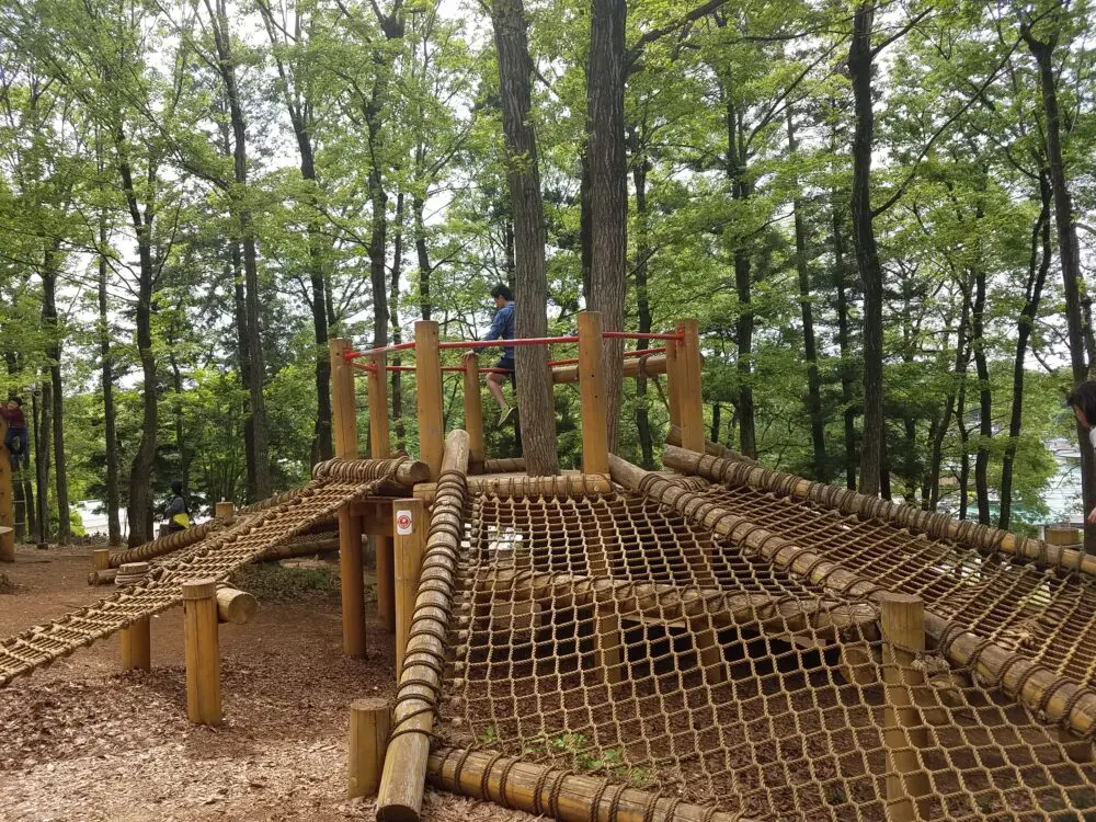 無料で遊べるアスレチック公園 東京武蔵村山野山北公園