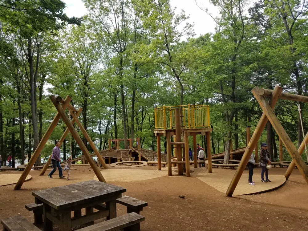 無料で遊べるアスレチック公園 東京武蔵村山野山北公園