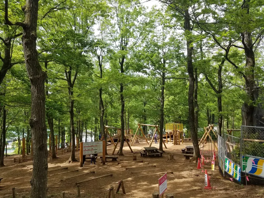 無料で遊べるアスレチック公園 東京武蔵村山野山北公園